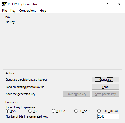 PuTTY application window screenshot 4